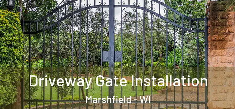  Driveway Gate Installation Marshfield - WI