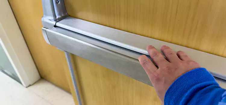 Installing a Push Bar on a Door Marshfield