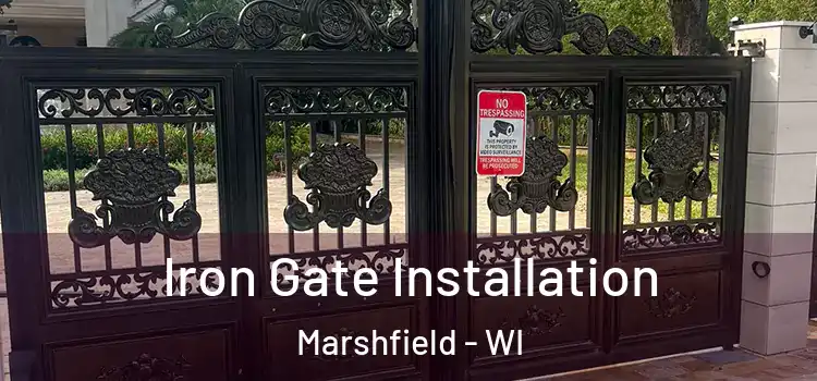  Iron Gate Installation Marshfield - WI